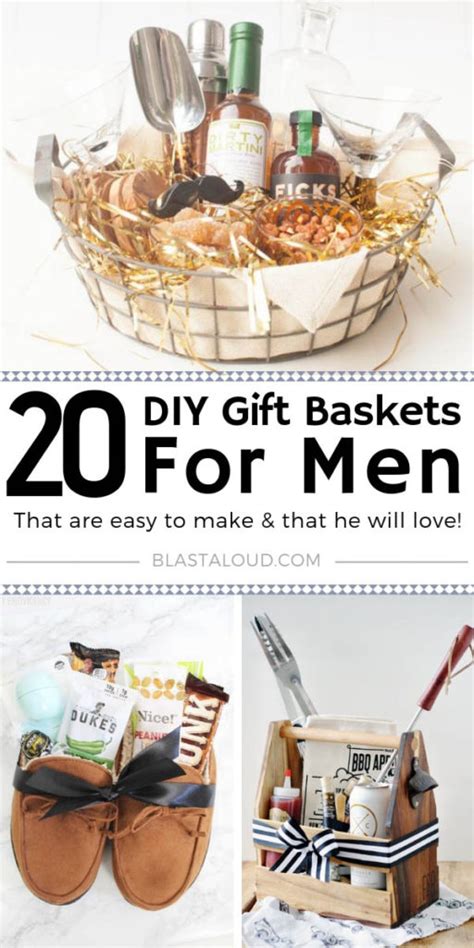 Gift Baskets For Men Diy Gift Baskets For Him That He Will Love