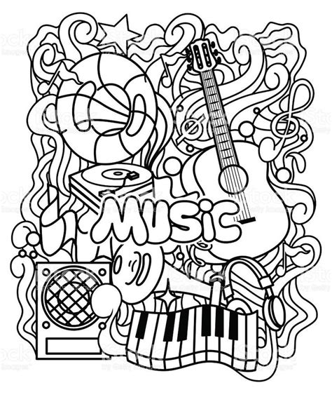 Musical Coloring Page Music Coloring Sheets Music Coloring Mandala