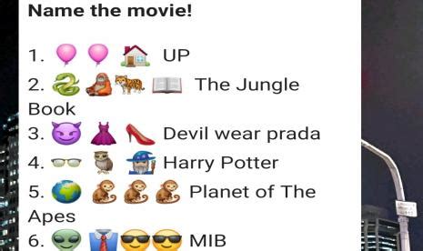 Tebak Tebakan Emoji Judul Lagu