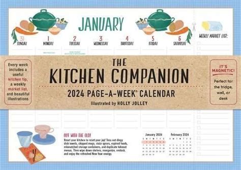Buy Kitchen Companion Page A Week Calendar 2024 By Workman Calendars