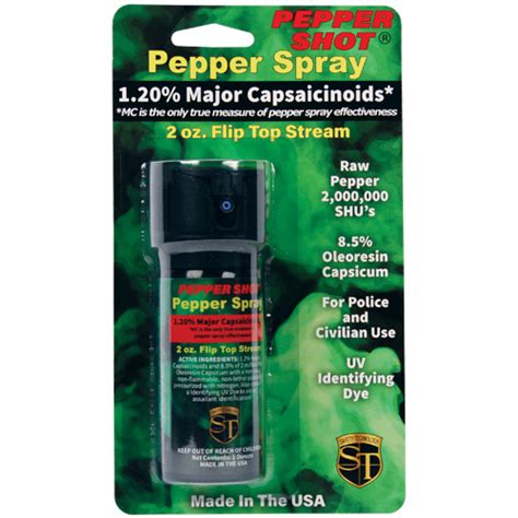 Pepper Shot 12 Mc 2 Oz Pepper Spray Fogger