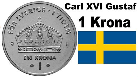 1 krona carl xvi gustaf sweden youtube