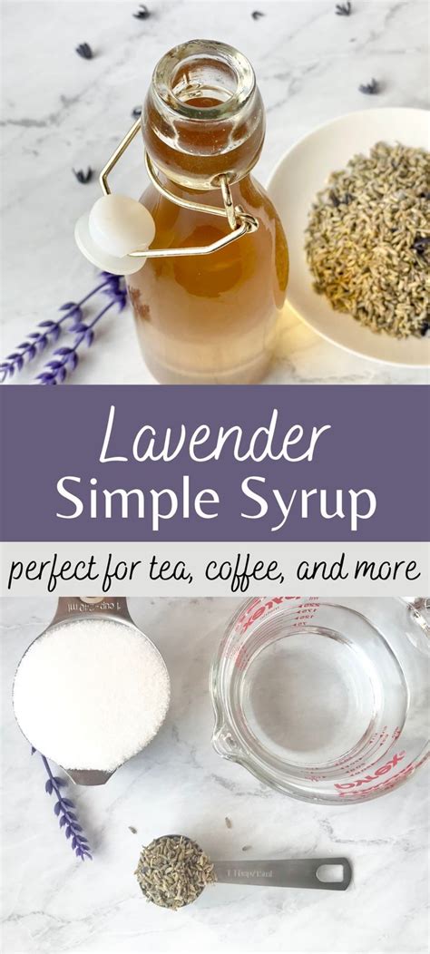 How To Make Lavender Simple Syrup Recipe Simple Syrup Recipes