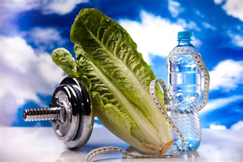 Healthy Lifestyle Concept Diet And Fitness Stock Image Image Of Diet