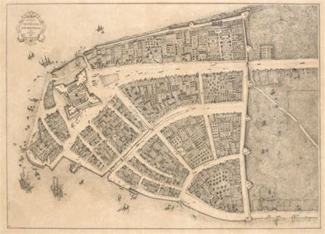 Redraft Of The Castello Plan New Amsterdam In 1660 Nypl Digital