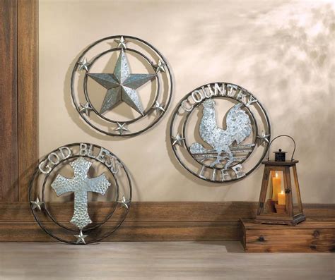 Rustic Chic Stars Galvanized Wall Décor Galvanized Wall Decor Stars