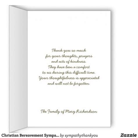 Thank You Sympathy Card Wording Words For Sympathy Card Sympathy