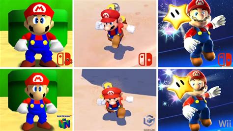 Super Mario 3d All Stars Comparison Switch Vs Original Youtube