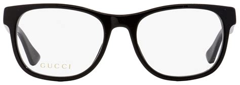 gucci unisex eyeglasses gg0004o 001 black 53mm shop premium outlets