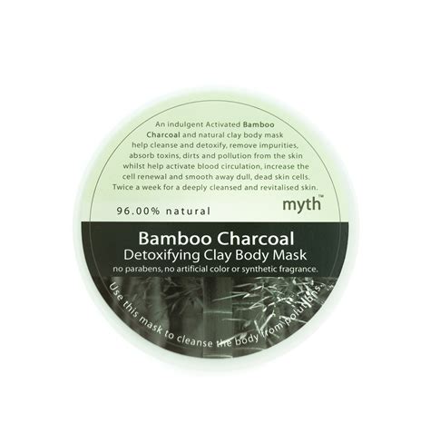Bamboo Charcoal Detoxifying Clay Body Mask