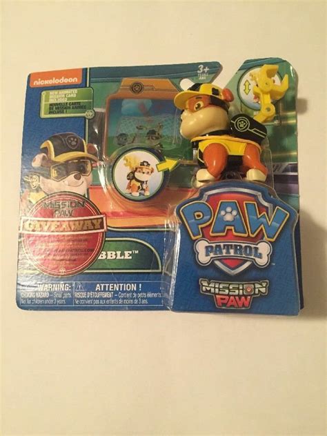 New Paw Patrol Mission Paw Rubble Toy
