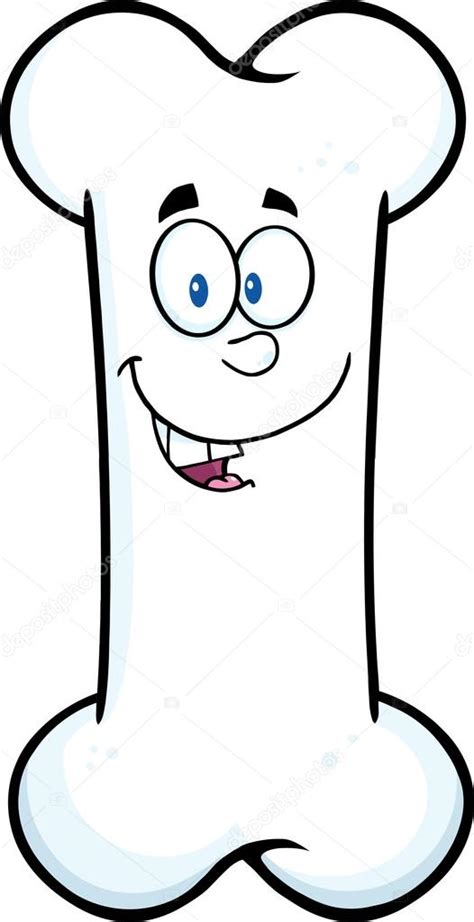 Funny Bone Cartoon Character — Stock Vector © Hittoon 61074101