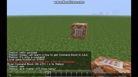 How to get a command block in minecraft? Minecraft-How to get Command Block in 1.6.2 (no mods ...