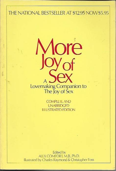 The Joy Of Sex And More Joy Of Sex 2 Volumes By Comfort Alex Vg