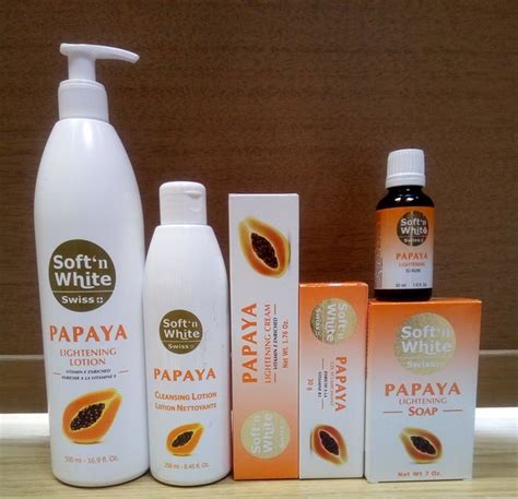 Vaseline healthy white skin lightening body lotion. Swiss Soft n White Papaya Skin Lightening Products