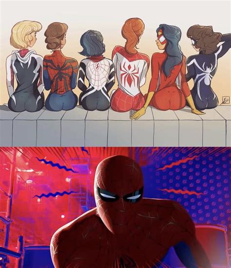 Into The Spider Verse Superhero Tiras Cómicas De Marvel Memes