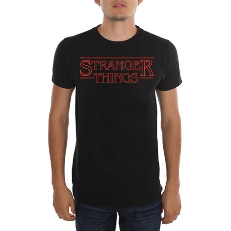 Stranger Things Logo Erkek Unisex T Shirt