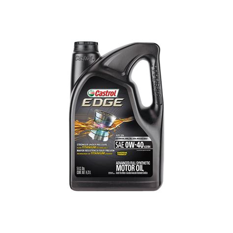 Castrol Edge 0w 40 A3b4 Advanced Full Synthetic Motor Oil 5 Qt Mobimax