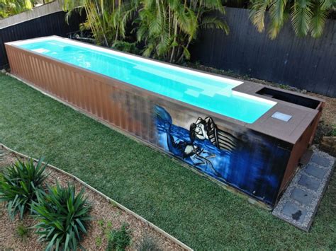 Shipping Containers Offering Wannabe Pool Owners A Slice Of The Action Container Pool