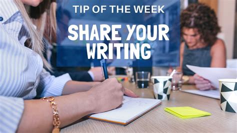 Share Your Writing The Write Channel With Nicola Monaghan Tip Of The