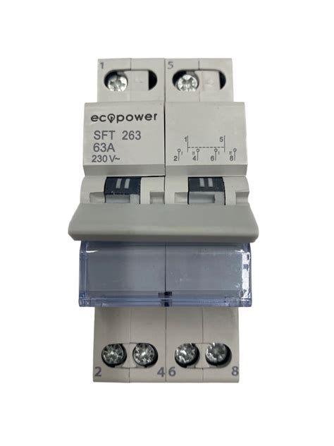 Changeover Switch 230v 63a 2 Pole Eco Solar Warehouse