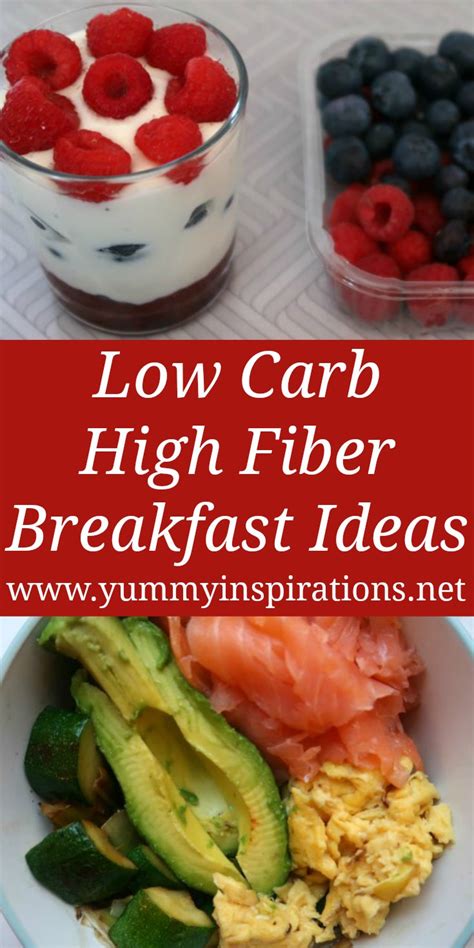 For breakfast, include veggies such as onions, green peppers, and spinach with your eggs dietary fiber helps promote weight loss because it is filling while also being low in calories. Low Carb High Fiber Breakfast Foods - Keto Friendly ...