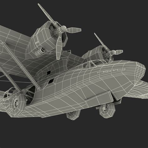 3ds Max Consolidated Pby Catalina Flying