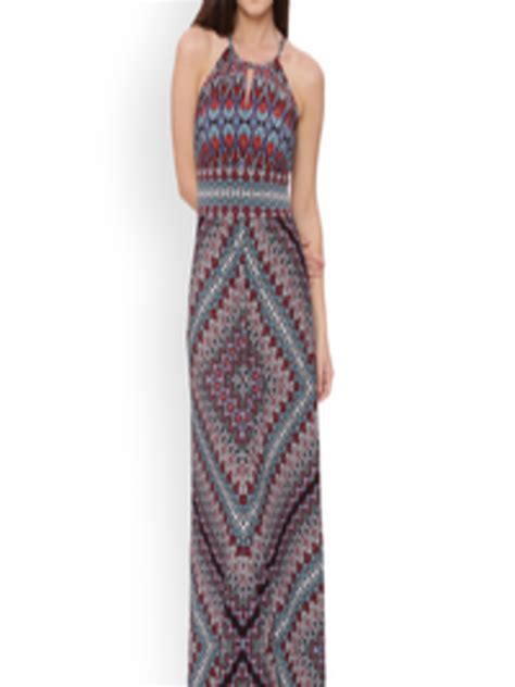 Buy Avirate Women Multicoloured Printed Maxi Dress Dresses For Women