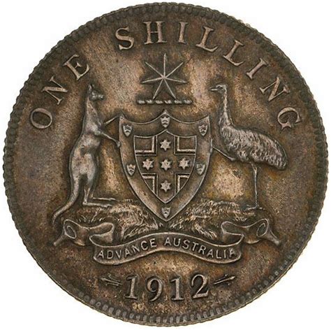 Shilling 1912 Coin From Australia Online Coin Club