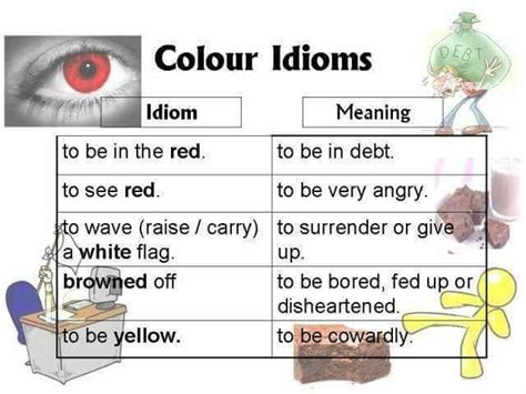 Idioms Related To Colour English Learn Site