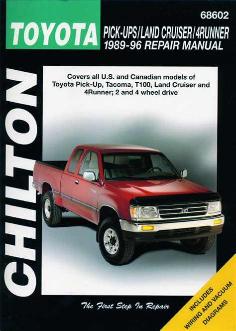 Toyota Pickup Haynes Repair Manuals And Guides