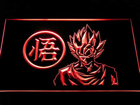 Dragon Ball Z Gt Super Saiyan Son Goku Led Neon Sign Safespecial