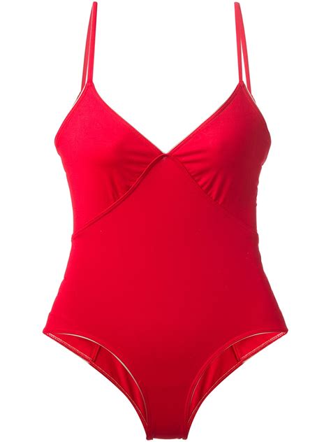 Eres Classic Swimsuit In Red Lyst