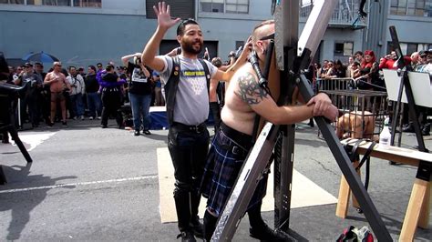 Being Flogged And Single Tailed At Folsom Street Fair 2012 Youtube