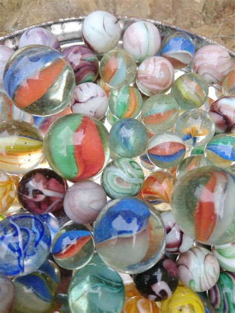 99 Antique Marble Marbles Collection Complete Germany Etsy