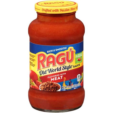 Ragu Pasta Sauce Flavored With Meat 239 Oz Instacart
