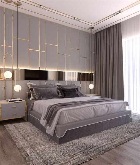 Modern Style Bedroom Dubai Project On Behance Simple Bedroom Design Modern Style Bedroom