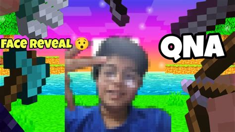 My Face Reveal And QNA GamerzadudeGAMING YouTube