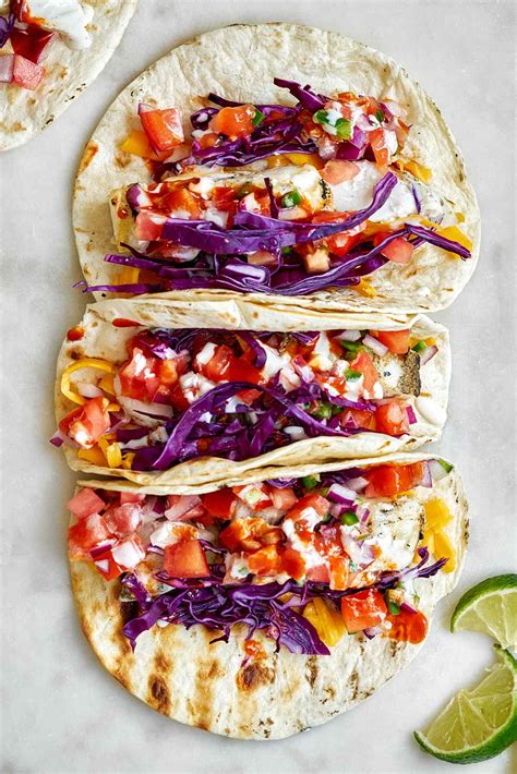 Grilled Baja Fish Taco Recipe Quick And Easy