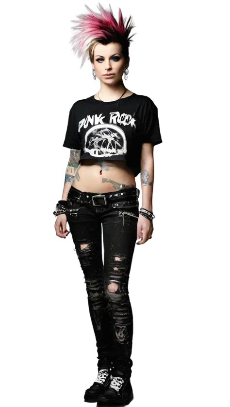 punk rock girl ai generated by joshuaecw21985 on deviantart