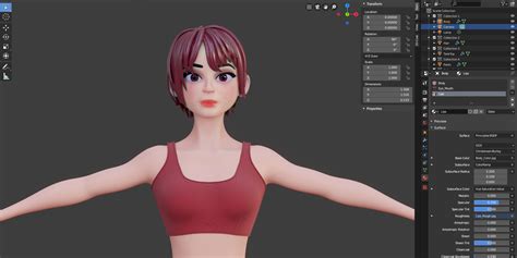 3d store zbrush and blender character models download stylized character girl alice