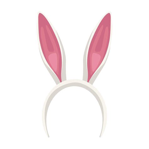 Bunny Ears Headband Isolated Icon 2499572 Vector Art At Vecteezy