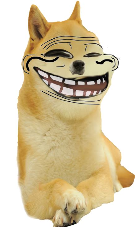 Doge Troll Face Template Rdogelore Ironic Doge Memes Know