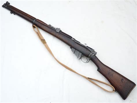 Deactivated Lee Enfield Smle No1 Mk3 Enfield Made 1918 Dated Mag Cut
