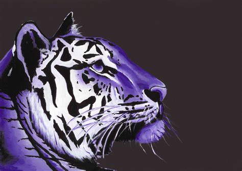 Purple Tiger Henry Fraser Art