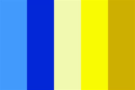 Yellow Blue Color Palette