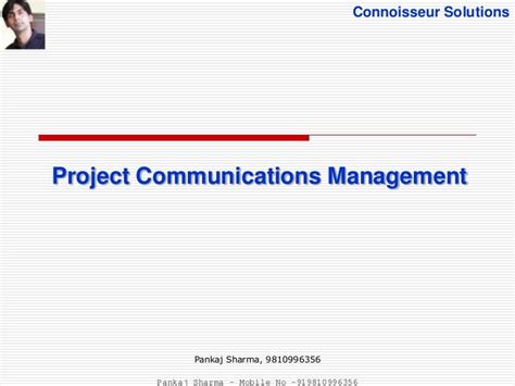 Project Communications Management Pmbok 5th Edition