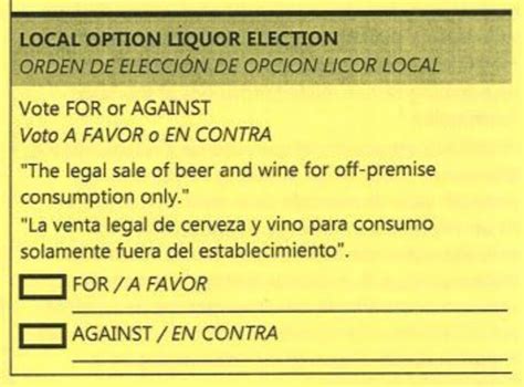 Randall County To Vote On Rural Alcohol Sales