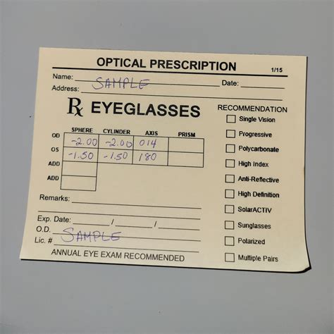 A Beginner’s Guide To Understanding Eyeglass Prescriptions Higher Level Language