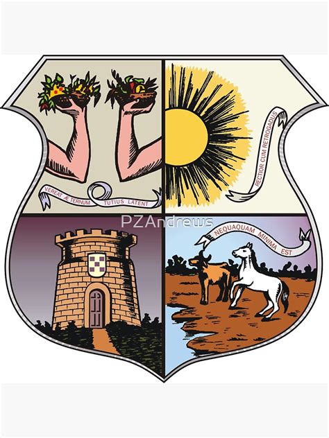 Coat Of Arms Of Belém Do Pará Brazil Sticker For Sale By Pzandrews